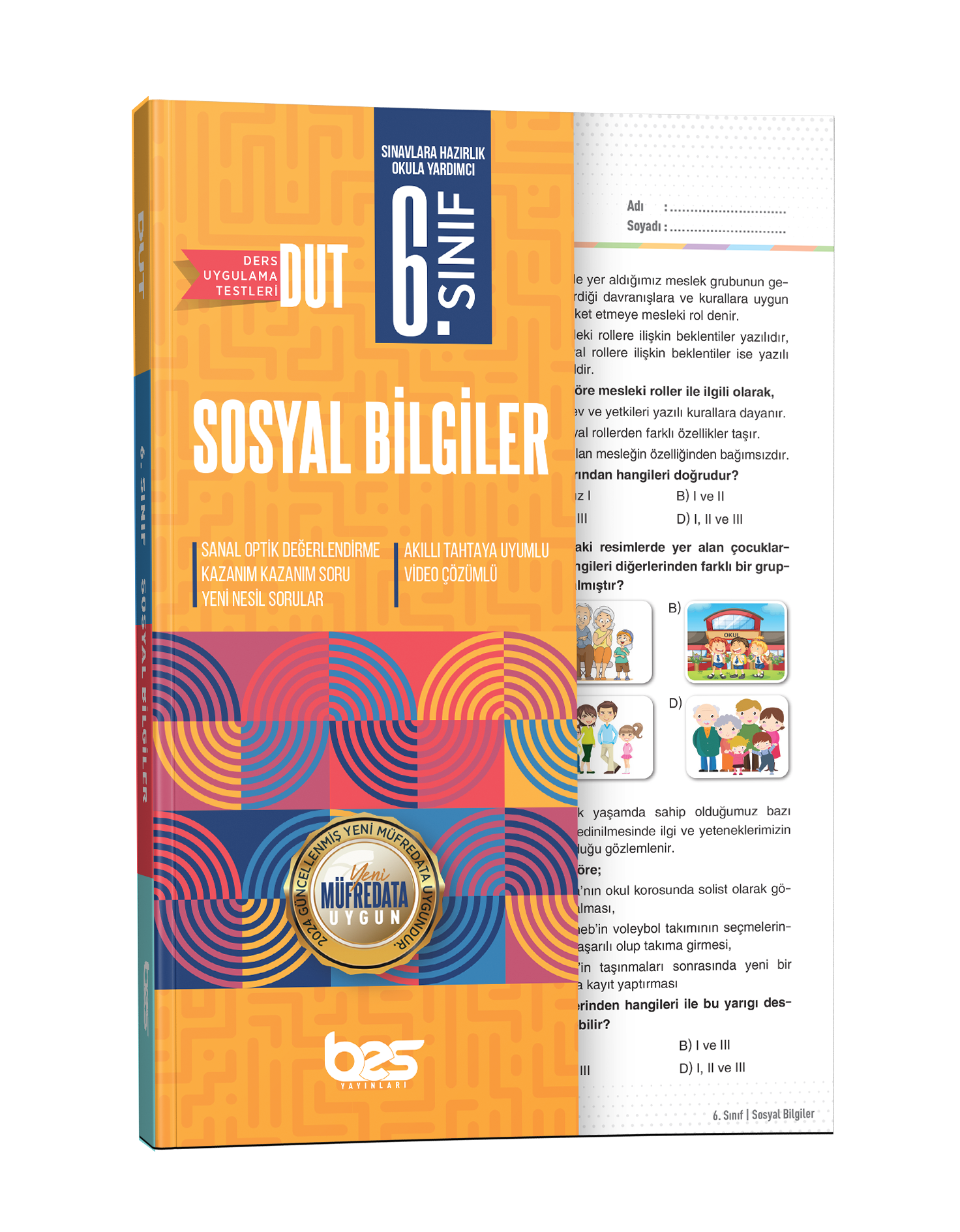 BES DUT 06.SINIF UYGULAMA TESTİ SOSYAL B.- 2025-26